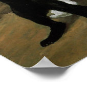 Pierrot met Cat, Alexandre Steinlen Poster (Hoek)