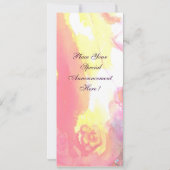 PIERROT MET CAT / Mardi Gras Masquerade Party Kaart (Achterkant)