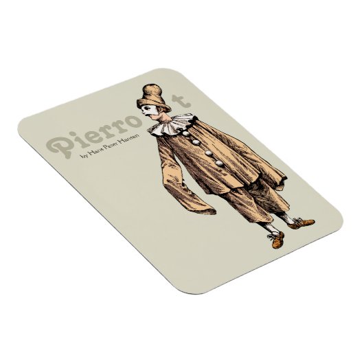 Pierrot van Hans Peter Hansen CC0176 Magneet (Rechterzijde)