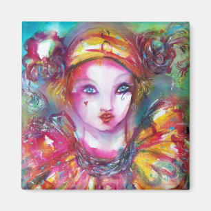 PIERROT/Venetian Masquerade maskers Magneet