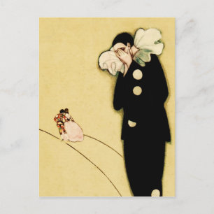 Pierrot's Lost Love beroemd gemaakt door Sophia Ch Briefkaart