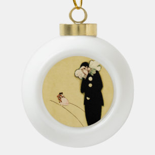 Pierrot's Lost Love beroemd gemaakt door Sophia Ch Keramische Bal Ornament