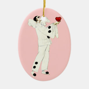 Pierrot's Love Keramisch Ornament