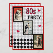 Pierrot's Masquerade Invitation (Voorkant / Achterkant)