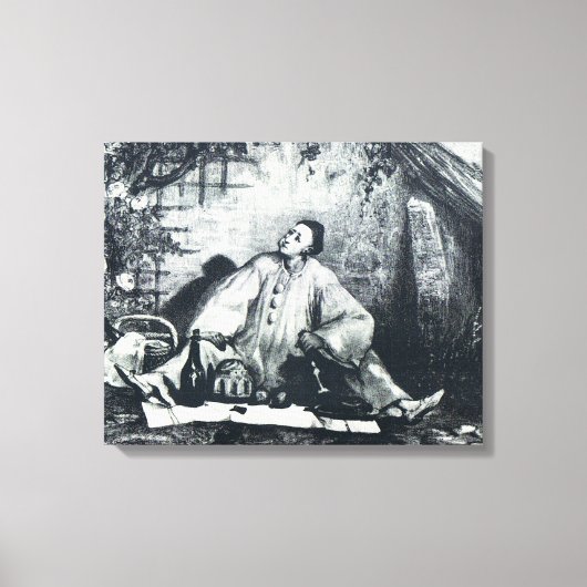 Pierrot's Repast Canvas Print (Voorkant)