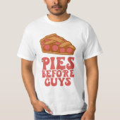 Pies Avant Les Gars Thanksgiving T-Shirt (Devant)