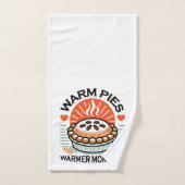 Pies chaudes Moments plus chauds - Conception d'au (Serviette à main)