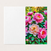 Pies florissantes Carte Chriatymas (Outside Unfolded)