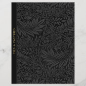 Pies | Ontvanger divider |  zwarte Floral (Achterkant)