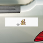 Pies op de ziekte van Parkinson Bumpersticker (Op auto)