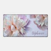 Pies rose et violet Nom du script personnalisé (Recto)