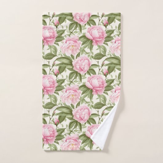 Pies roses (Serviette à main)