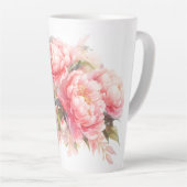Pies roses Latte Mug (Angle droit)