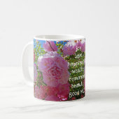 Pies roses - Mug (Devant gauche)