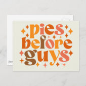 Pies voor jongens briefkaart (Voorkant / Achterkant)