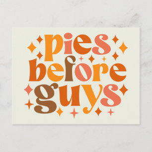 Pies voor jongens briefkaart