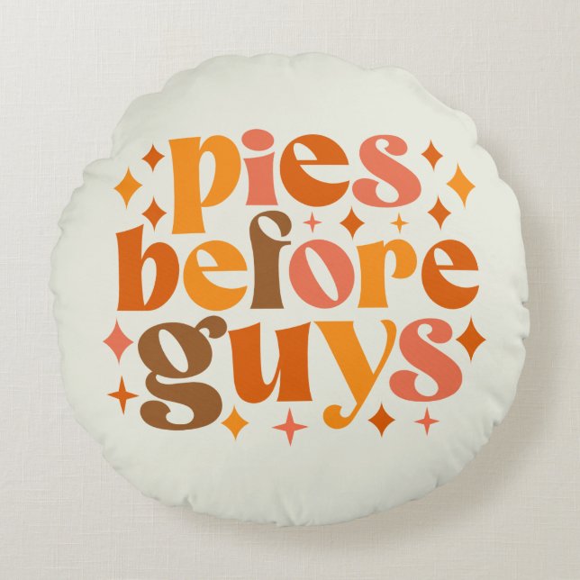 Pies voor jongens rond kussen (Voorkant)