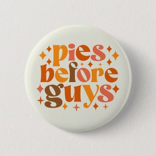 Pies voor jongens ronde button 5,7 cm
