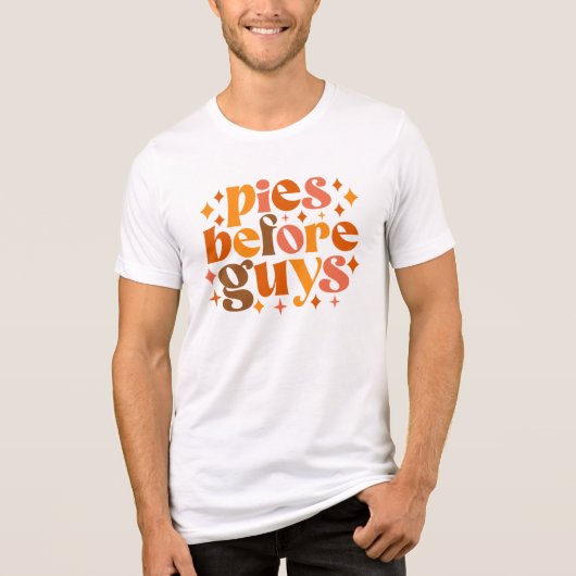 Pies voor jongens Tri-Blend shirt (Voorkant)