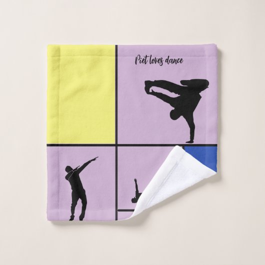 Piet Love Danse Mondrian Street Hiphop Style (Gant de toilette)