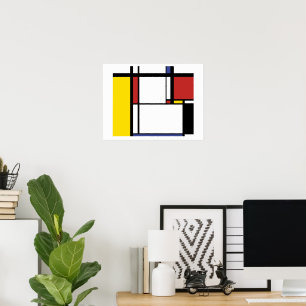 Piet Mondriaan Briefkaart Poster