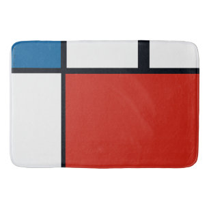 Piet Mondriaan - Compositie Geometrisch Abstract Badmat