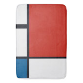 Piet Mondriaan - Compositie Geometrisch Abstract Badmat (Voorkant Verticaal)