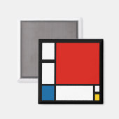 Piet Mondriaan, Compositie II Magneet (Voorkant / Achterkant)
