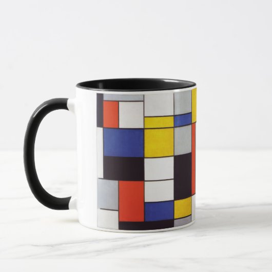 PIET MONDRIAAN - Compositon A 1923 Mok (Links)