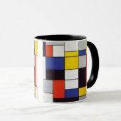 PIET MONDRIAAN - Compositon A 1923 Mok (Voorkant rechts)