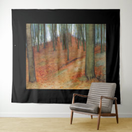 Piet Mondriaan, hout met beukenbomen Wandkleed
