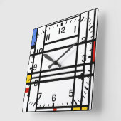 Piet Mondriaan, samenstelling 10 Vierkante Klok (Hoek)