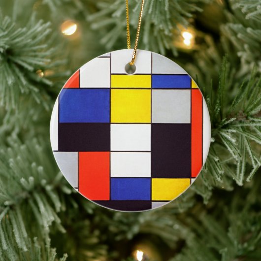 Piet Mondriaan's Compositie A Keramisch Ornament (Boom)