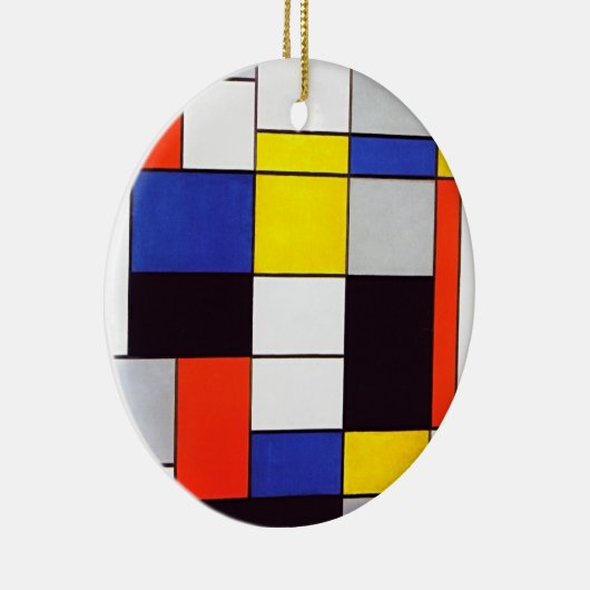 Piet Mondriaan's Compositie A Keramisch Ornament (Rechts)