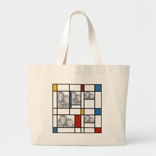 Piet Mondrian a inspiré le sac de modèle photo (Devant)