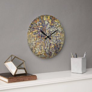 Piet Mondrian Abstracte Kunst Grote Wandklok Klok