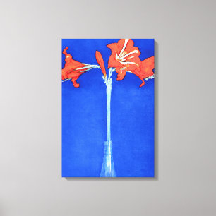 Piet Mondrian - Amaryllis Fijne Kunst Bloemschilde Canvas Afdruk