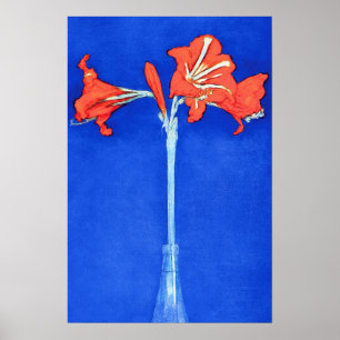 Piet Mondrian - Amaryllis Fijne Kunst Bloemschilde Poster