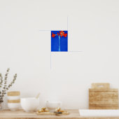 Piet Mondrian Amaryllis Poster (Keuken)