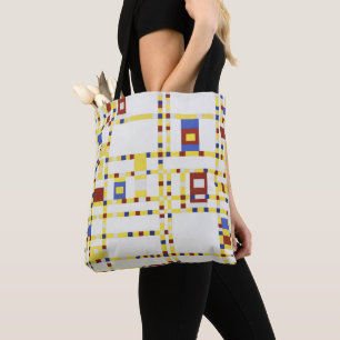 Piet Mondrian Broadway Boogie Woogie Abstracte Kun Draagtas