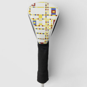 Piet Mondrian Broadway Boogie Woogie Abstracte Kun Golfheadcover