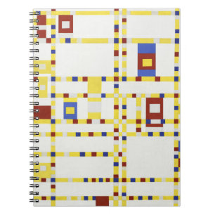 Piet Mondrian Broadway Boogie Woogie Abstracte Kun Notitieboek