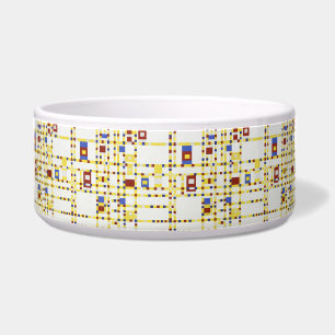 Piet Mondrian Broadway Boogie Woogie Abstracte Kun Voerbakje