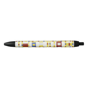 Piet Mondrian Broadway Boogie Woogie Abstracte Kun Zwarte Inkt Pen