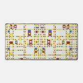 Piet Mondrian Broadway Boogie Woogie Art Abstrait (Recto)