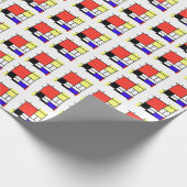 Piet Mondrian Cadeaupapier (Hoek)