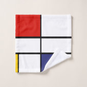 Piet Mondrian, Compositie C Bad Handdoek (Wasdoekje)