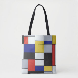 Piet Mondrian - Compositie Geometrisch Abstract Draagtas