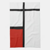 Piet Mondrian - Compositie Geometrisch Abstract Theedoek (Verticaal)