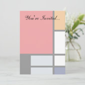 Piet Mondrian - Compositie met groot rood vlak Kaart (Staand voorkant)